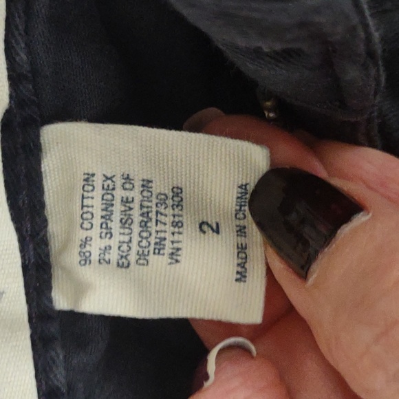 Converse One Star Navy Blue Blue jeans in a Size 2. Fits more like a Size 0/00 - Picture 16 of 16